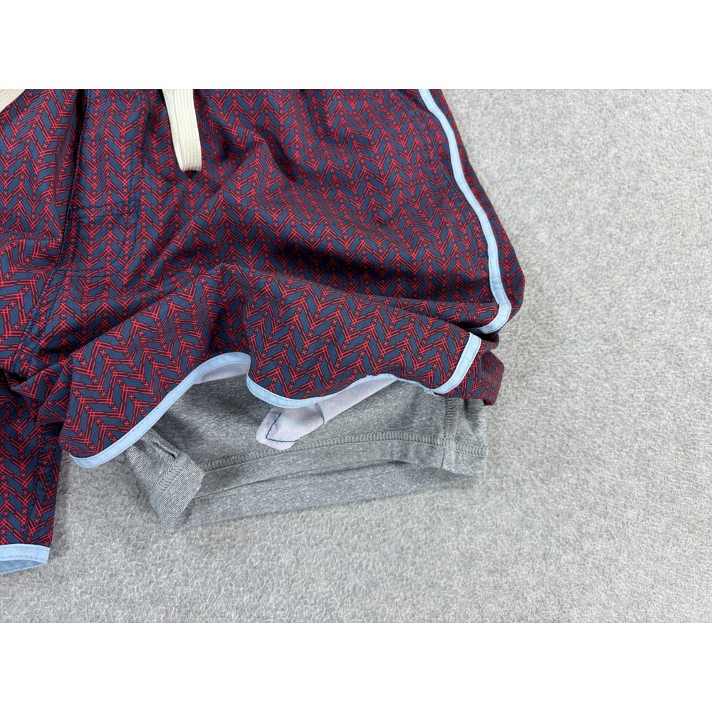 Fair Harbor Compression Lined ONE Shorts (Men's Large) Red/Blue - 8" - Picture 6 of 12